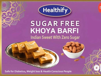 Sugar free khoya Barfi 200 g only 299 Rs