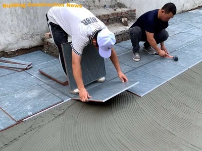 Tile flooring in genuine rate