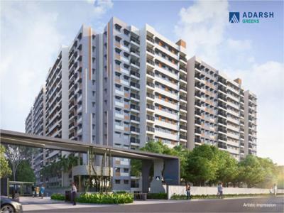 1005 sq ft 2 BHK 2T Apartment for sale at Rs 40.20 lacs in Adarsh Greens Phase 1 in Kogilu, Bangalore