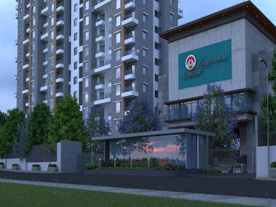 1008 sq ft 2 BHK 2T East facing Apartment for sale at Rs 63.00 lacs in Ajmera Lakeside Paradise in Yelahanka, Bangalore