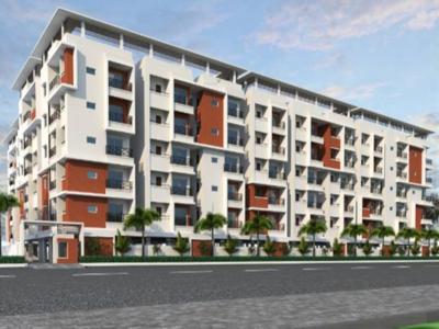 1044 sq ft 2 BHK Under Construction property Apartment for sale at Rs 66.82 lacs in Ananda Poe Tree Extension in Narsingi, Hyderabad