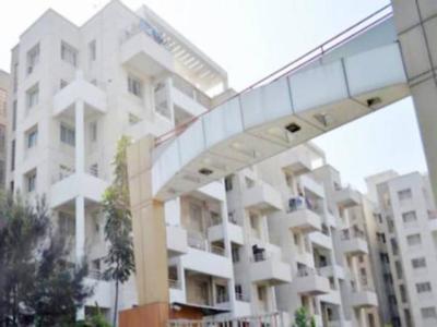 1100 sq ft 2 BHK 2T West facing Apartment for sale at Rs 80.00 lacs in Vasant Avenue 2th floor in Pimple Saudagar, Pune