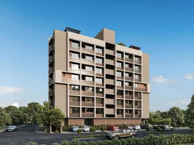 1179 sq ft 2 BHK 2T West facing Apartment for sale at Rs 70.00 lacs in amor elite 4th floor in Paldi, Ahmedabad