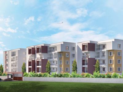 1180 sq ft 2 BHK 2T North facing Apartment for sale at Rs 74.00 lacs in Baldota Signature in Thanisandra, Bangalore