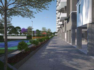 1210 sq ft 2 BHK 2T West facing Under Construction property Apartment for sale at Rs 71.55 lacs in Nayan Nayans Nature Springs in Kukatpally, Hyderabad