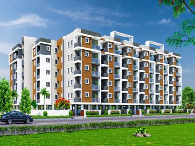 1215 sq ft 2 BHK 2T East facing Apartment for sale at Rs 63.18 lacs in DNR Ashoka Hill Park in Miyapur, Hyderabad
