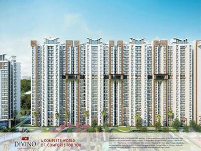 1245 sq ft 2 BHK 2T Apartment for sale at Rs 46.94 lacs in ACe Divino 14th floor in Noida Extn, Noida