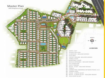 1260 sq ft 2 BHK 2T Launch property Apartment for sale at Rs 63.53 lacs in SMR Vinay Boulder Woods Block A 3th floor in Bandlaguda Jagir, Hyderabad