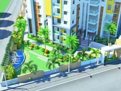 1264 sq ft 2 BHK 2T East facing Apartment for sale at Rs 82.16 lacs in Chandrashekar HM The Life in Hitech City, Hyderabad