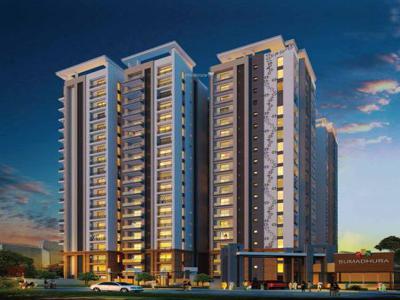 1275 sq ft 2 BHK 2T Under Construction property Apartment for sale at Rs 1.05 crore in Sumadhura Horizon 16th floor in Kondapur, Hyderabad