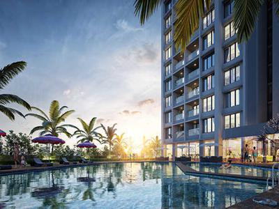 1300 sq ft 2 BHK 1T Apartment for rent in Aurum Q Residences R2 at Ghansoli, Mumbai by Agent MUKESH KUMAR