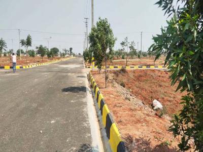 1314 sq ft West facing Plot for sale at Rs 12.85 lacs in DTCP FINAL APPROVED PLOTS in Meerkhanpet, Hyderabad