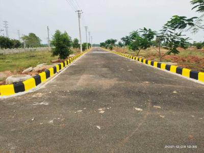 1323 sq ft East facing Plot for sale at Rs 12.05 lacs in DTCP APPROVED OPEN PLOTS NEAR AMAZON DATA CENTER in Srisailam Highway, Hyderabad