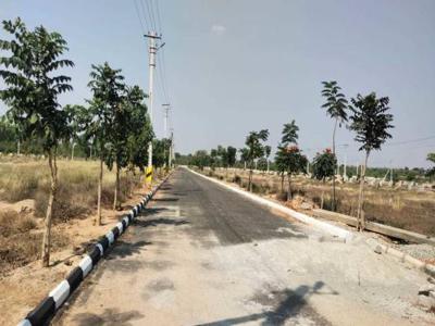 1323 sq ft East facing Plot for sale at Rs 13.23 lacs in DTCP and RERA approved open plots in Yacharam, Hyderabad