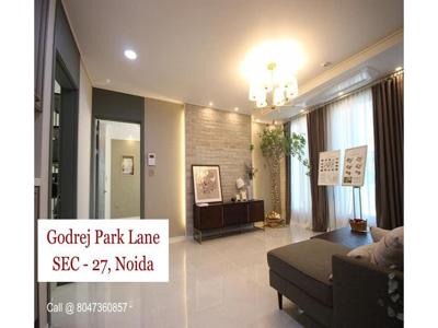 1331 sq ft 3 BHK 2T East facing Apartment for sale at Rs 1.60 crore in Godrej Properties Park Lane Sector 27 Greater Noida 5th floor in Sector 27, Noida