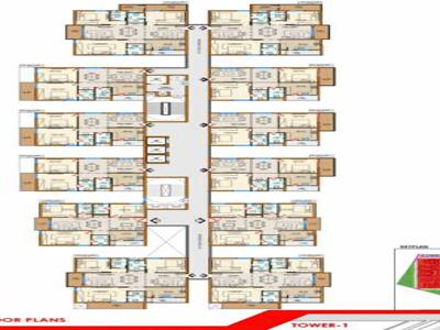 1350 sq ft 2 BHK 2T East facing Completed property Apartment for sale at Rs 39.15 lacs in Project in Kollur, Hyderabad