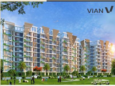 1360 sq ft 2 BHK 2T Under Construction property Apartment for sale at Rs 45.00 lacs in Vian Premium Apartments in Kollur, Hyderabad