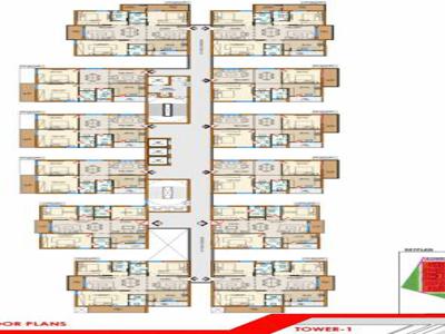 1450 sq ft 3 BHK 3T East facing Completed property Apartment for sale at Rs 40.60 lacs in Project in Kollur, Hyderabad