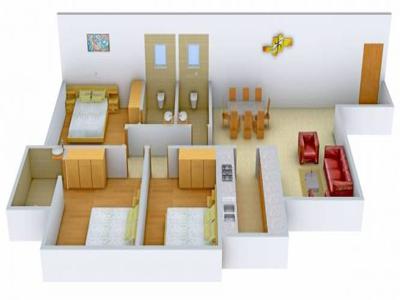 1461 sq ft 3 BHK 3T Apartment for rent in Raheja Ridgewood at Goregaon East, Mumbai by Agent VanshikaProperty