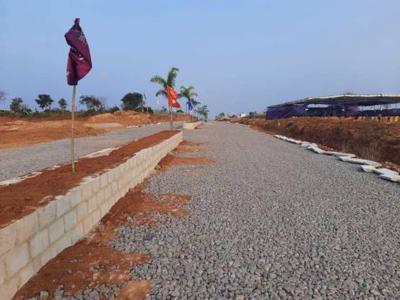1485 sq ft West facing Plot for sale at Rs 15.67 lacs in DTCP plots for sale in Hyderabad in Yacharam, Hyderabad