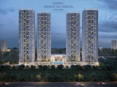 1498 sq ft 3 BHK 3T Apartment for sale at Rs 1.06 crore in Sobha Manhattan Towers Town Park Phase 1 W 4 And 5 in Attibele, Bangalore