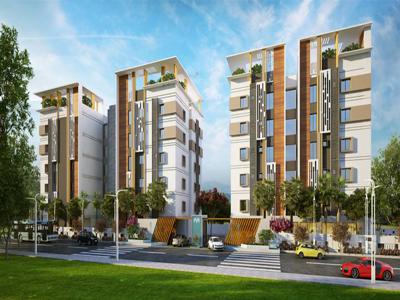 1498 sq ft 3 BHK Completed property Apartment for sale at Rs 76.40 lacs in PVR Bhuvi Block B in Kokapet, Hyderabad