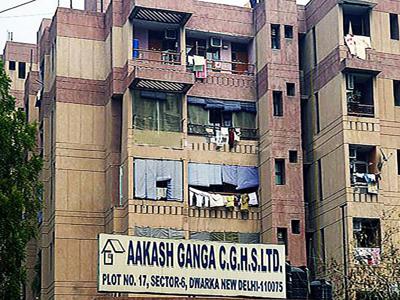 1600 sq ft 3 BHK 2T Apartment for sale at Rs 1.48 crore in CGHS Akash Ganga Apartments in Sector 6 Dwarka, Delhi