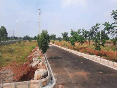 1620 sq ft West facing Plot for sale at Rs 14.40 lacs in DTCP FINAL APPROVED OPEN PLOTS AT PHARMACITY SRISAILAM HIGHWAY in Yacharam Mandal, Hyderabad