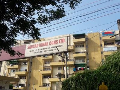 1650 sq ft 2 BHK 3T NorthEast facing Apartment for sale at Rs 1.40 crore in Anil Suri Group Sansad Vihar Apartment in Sector 3 Dwarka, Delhi