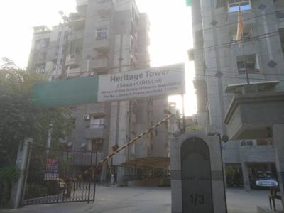 1750 sq ft 3 BHK 3T NorthEast facing Apartment for sale at Rs 1.98 crore in Reputed Builder Heritage Tower in Sector 3 Dwarka, Delhi