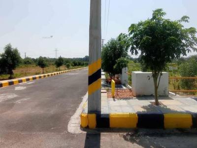 1800 sq ft North facing Plot for sale at Rs 27.00 lacs in HMDA plots for sale at Hyderabad Pharmacity Srisailam highway in Meerkhanpet, Hyderabad
