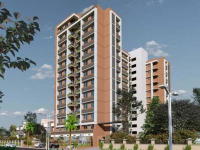 1845 sq ft 3 BHK 3T East facing Apartment for sale at Rs 75.00 lacs in Radhekrishna Shubh Green 6th floor in Tragad, Ahmedabad