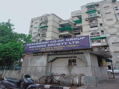 2000 sq ft 3 BHK 3T NorthEast facing Apartment for sale at Rs 1.80 crore in CGHS Kesarwani Apartments in Sector 5 Dwarka, Delhi