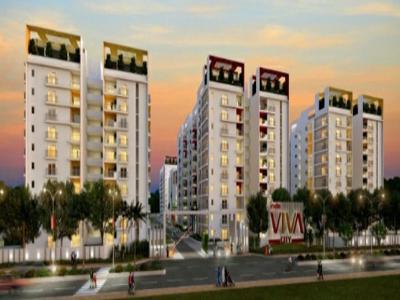 2135 sq ft 3 BHK 3T East facing Under Construction property Apartment for sale at Rs 1.29 crore in Indis Viva City 5th floor in Kondapur, Hyderabad