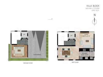 2745 sq ft 4 BHK 3T North facing Completed property Villa for sale at Rs 4.25 crore in Project in Adyar, Chennai