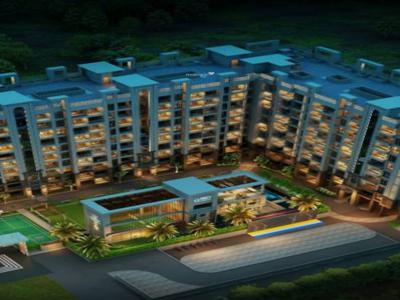 458 sq ft 2 BHK Apartment for sale at Rs 89.32 lacs in Oxy Beaumonde Phase 1 in Lohegaon, Pune