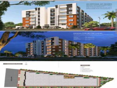 930 sq ft 2 BHK 2T East facing Launch property Apartment for sale at Rs 46.00 lacs in Adasada Elite Homes 2th floor in Gajulramaram Kukatpally, Hyderabad