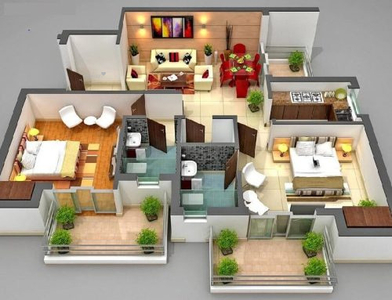 1200 sq ft 2 BHK 2T East facing Apartment for sale at Rs 1.49 crore in Drushti Sapphire in Ghatkopar East, Mumbai