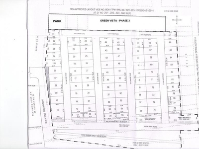 1500 sq ft East facing Plot for sale at Rs 1.06 crore in Green Vista BDA approved plot for sale in Sarjapur, Bangalore