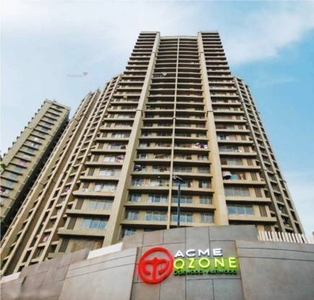 1650 sq ft 3 BHK 3T NorthWest facing Apartment for sale at Rs 1.55 crore in ACME Ozone Phase 2 12th floor in Thane West, Mumbai