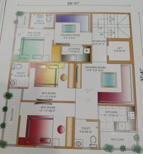 2 Bedroom 85 Sq.Yd. Builder Floor in Govindpuri Delhi