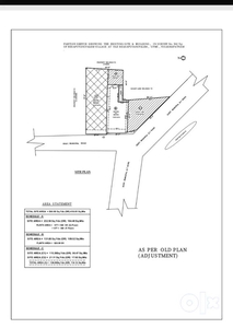 Semi commercial 305 square yards site with building 40ft 2road corner