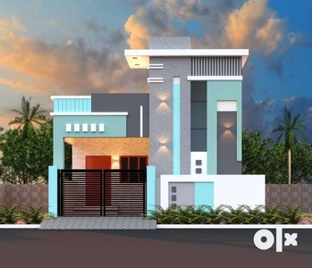 South Facing New 2BHK Individual House For Sale at Veppampattu