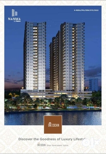 Stunning 1 BHK Flat with Waterfront Views and Metro Accessibility!