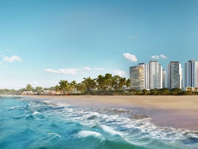 1103 sq ft 3 BHK Under Construction property Apartment for sale at Rs 1.52 crore in Sunteck Beach Residences in Vasai, Mumbai