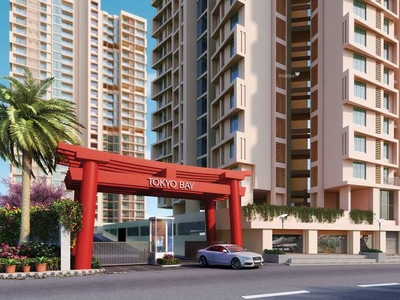 385 sq ft 1 BHK Under Construction property Apartment for sale at Rs 61.26 lacs in Puraniks Tokyo Bay Phase 2A in Thane West, Mumbai