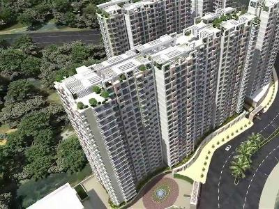 587 sq ft 1 BHK 2T East facing Apartment for sale at Rs 99.00 lacs in Neelyog Aarana in Ghatkopar West, Mumbai