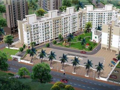 715 sq ft 1 BHK 2T East facing Apartment for sale at Rs 47.00 lacs in Laxmi Kailash Garden in Kalyan West, Mumbai