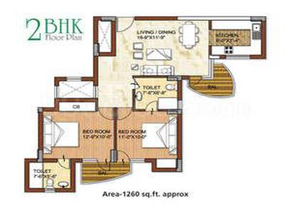 2 BHK Flat / Apartment For SALE 5 mins from Sector-73