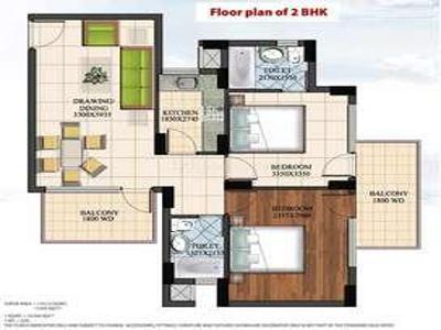 2 BHK Flat / Apartment For SALE 5 mins from Sector-112